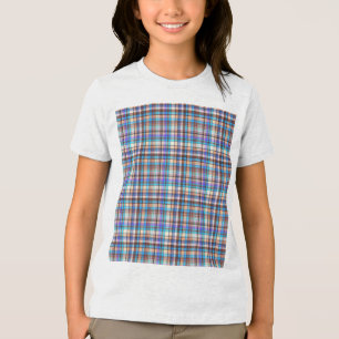 Camiseta Tecido Xadrez Estampa Xadrez Padrão-57688