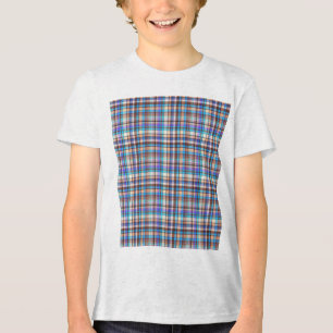 Camiseta Tecido Xadrez Estampa Xadrez Padrão-57688