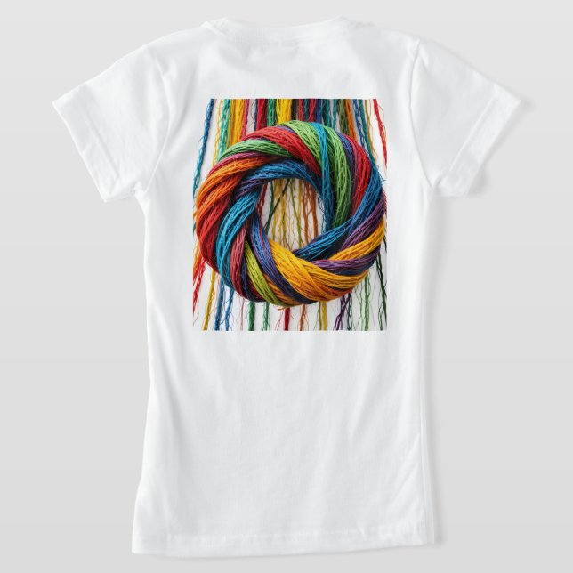 Camiseta Tecidos em Unidade (Postura das costas)