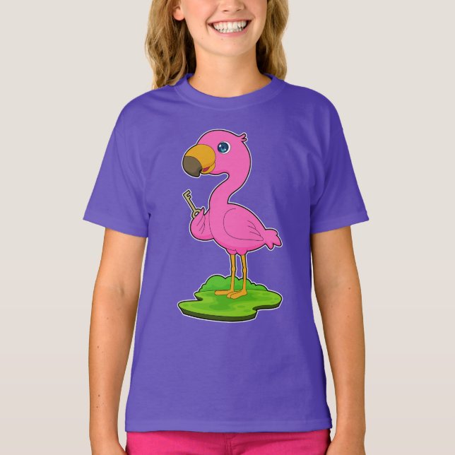 Camiseta Tecla Flamingo (Frente)
