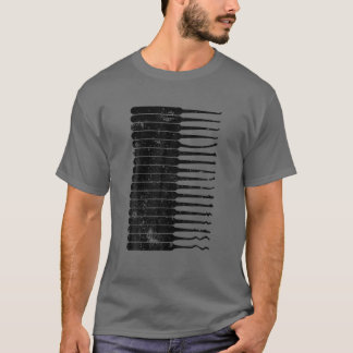 Camiseta Tecla Funny Locksmith Art Men Pai Lock Picting Too