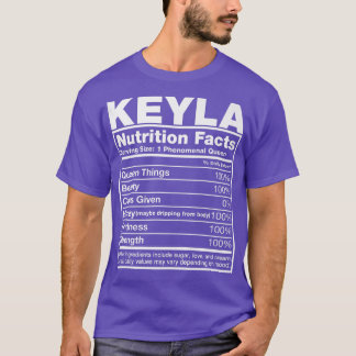Camiseta Tecla Nutrição FatosNomeChave BirthdayPremium
