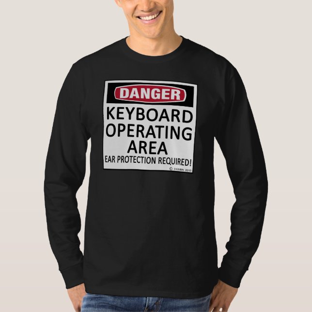 Camiseta Teclado de área operacional (Frente)