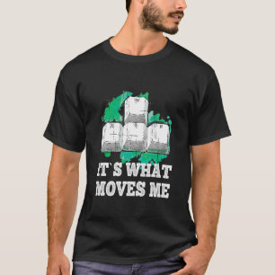 Camiseta Teclado De Jogos Do Teclado Wasd Que Me Movimenta