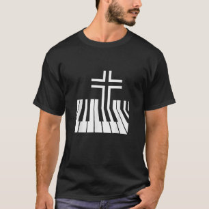 Camiseta Teclado do Professor Piano Gift Piano Player Crist