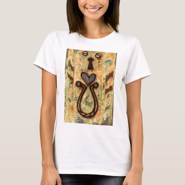 Camiseta Teclado e Coração (Frente)