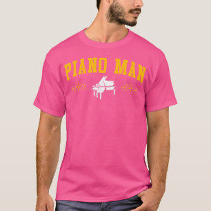 Camiseta Teclado Masculino Músico Eu Sou O Homem do Piano
