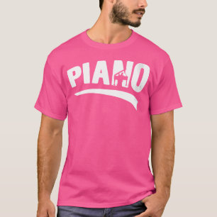 Camiseta Teclado Pianista Womens Piano Música Clássica Inst