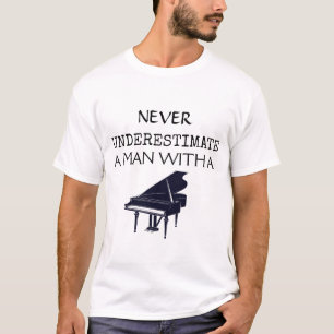Camiseta Teclado Piano - Pianista Músico Instrumento Musica