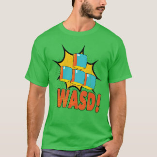 Camiseta Teclas do Teclado Computador Video Game Gamer Jogo