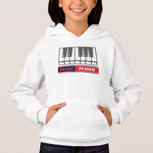 Camiseta Teclas Piano Player Keyboard Piano Player (Frente)
