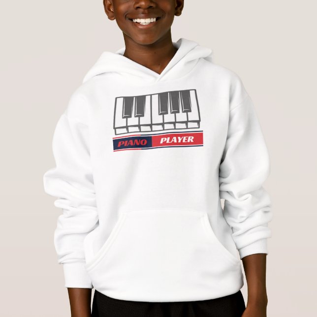Camiseta Teclas Piano Player Keyboard Piano Player (Frente)