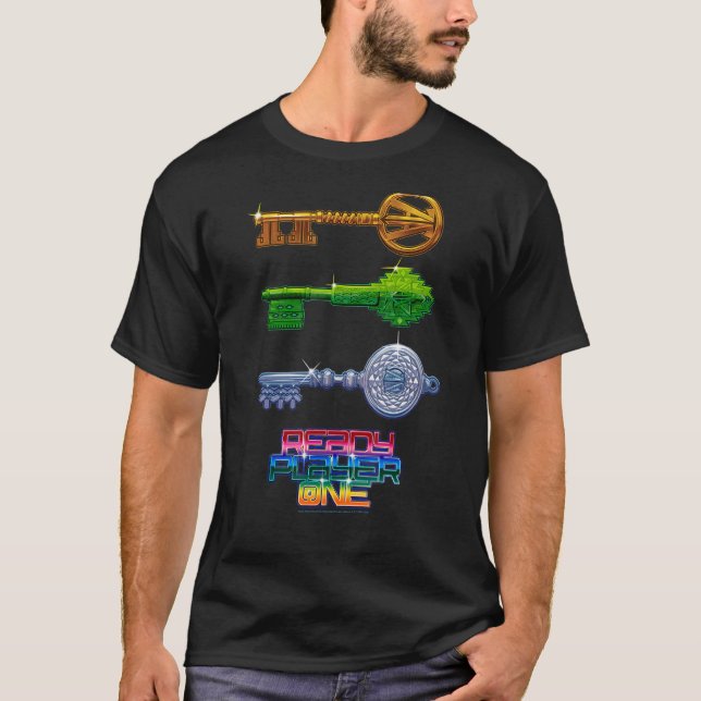 Camiseta Teclas Ready Player One (Frente)
