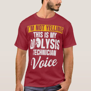 Camiseta Técnica de Diálise Gritando Nefrologia de Voz