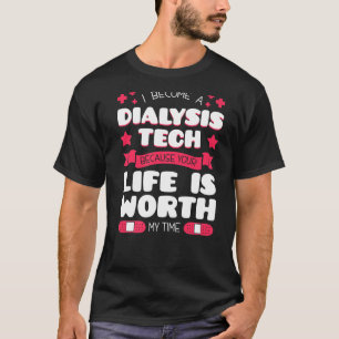 Camiseta Técnica De Diálise Máquina Rim Hemodiálise Te