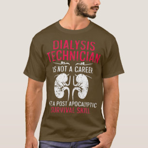 Camiseta Técnica De Diálise Sobrevive À Nefrologia Da Habil