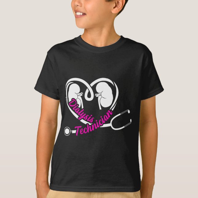Camiseta Técnica de Diálise Stethoscope Nefrologia Tech (Frente)