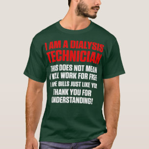 Camiseta Técnica de Diálise Trabalha Sem Nefrologia Tecnolo