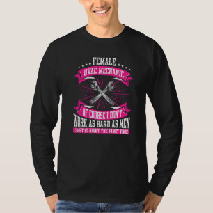 Camiseta Técnica de Manutenção Hvac Technician Mechanic H