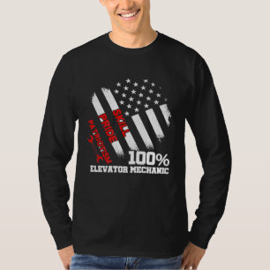 Camiseta Técnica de Prática de Manutenção Mecânica do Eleva
