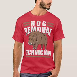 Camiseta Técnica de Remoção de Porcos EUA Pig Slayer Premiu