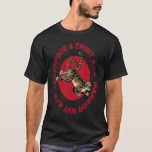 Camiseta Técnica e Espírito Jiu Jitsu MMA Judo Kung Fu Warr