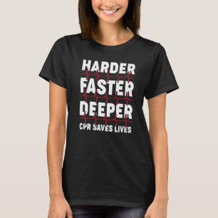 Camiseta Técnica Médica de Emergência Cpr Mais Rápida
