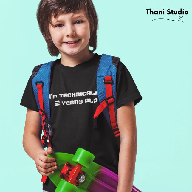 Camiseta Tecnicamente... anos de idade no aniversário do sa (Criador carregado)