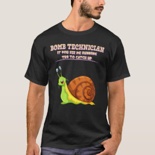 Camiseta Técnico Bomba, Me Veja Correndo Engraçado Sarcásti