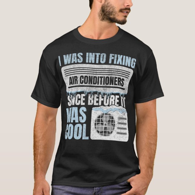 Camiseta Técnico da HVAC Shirt Funny Hvac T shirt Men Gift  (Frente)