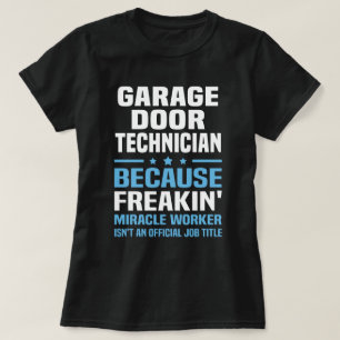 Camiseta Técnico da porta de garagem