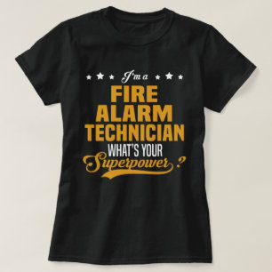 Camiseta Técnico de alarme de incêndio