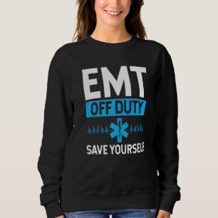 Camiseta Técnico de Ambulância Paramédico EMT Fora de Servi