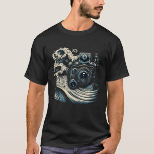 Camiseta Técnico de AV Ondas Sonoras Câmera Tecnologia Audi