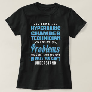 Camiseta Técnico de câmara hiperbárica