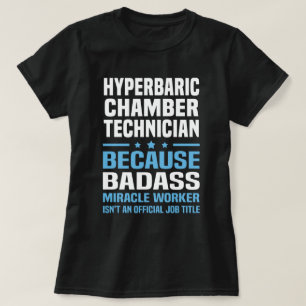 Camiseta Técnico de câmara hiperbárica