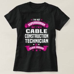 Camiseta Técnico de Construção de Cabo