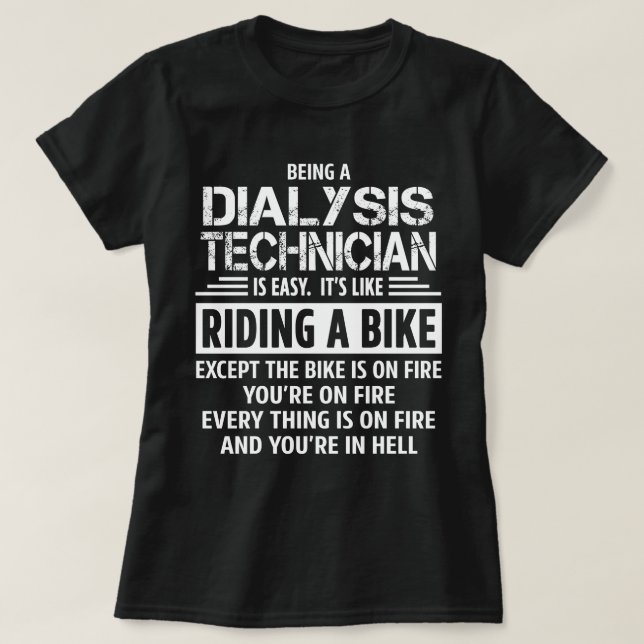 Camiseta Técnico de diálise (Frente do Design)