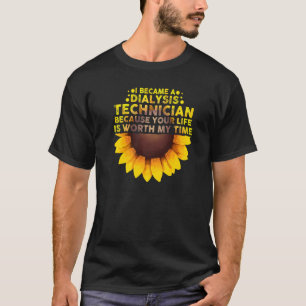 Camiseta Técnico De Diálise Cuta Para Mulheres Masculinas H