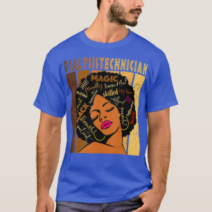 Camiseta Técnico de diálise forte afro-americano