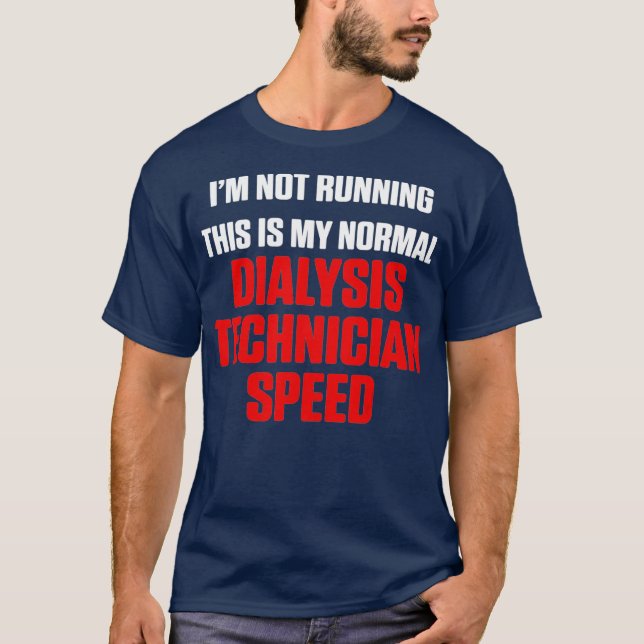 Camiseta Técnico de Diálise que Executa Nefrologia Tech (Frente)