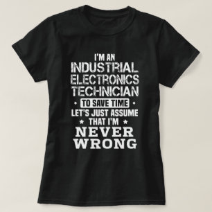 Camiseta Técnico de Eletrônicos industriais