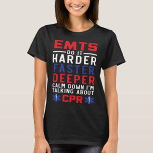 Camiseta Técnico de Emergência Médica Saúde EMT Parame