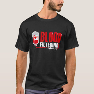 Camiseta Técnico de Enfermagem em Diálise Nefrologia Filtro