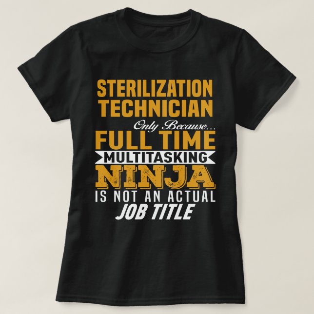 Camiseta Técnico de Esterilização (Frente do Design)