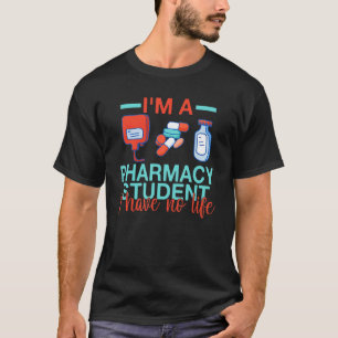 Camiseta Técnico de Estudante de Farmácia Farmacêutico Técn