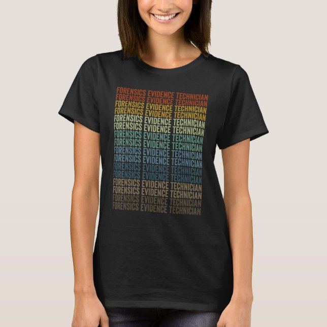 Camiseta Técnico de Evidências Forenses (Frente)