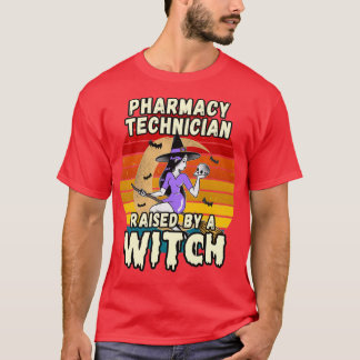 CAMISETA TÉCNICO DE FARMACIA LEVANTADO POR UM HALLOWEEN DE
