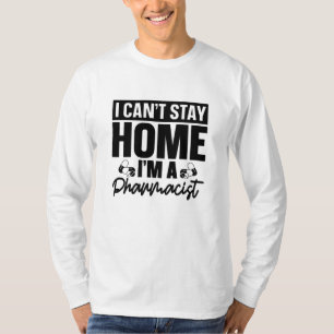 Camiseta Técnico de Farmácia Não posso ficar em casa Farmac