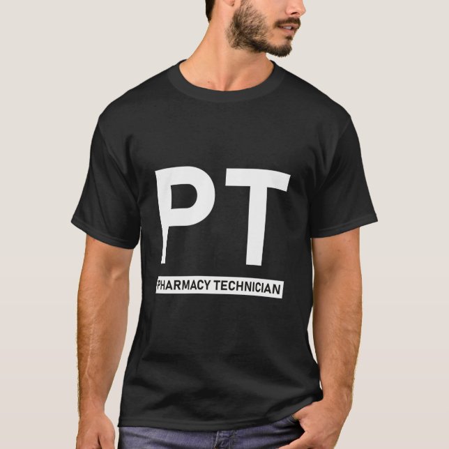 Camiseta Técnico de Farmácia PT (Frente)